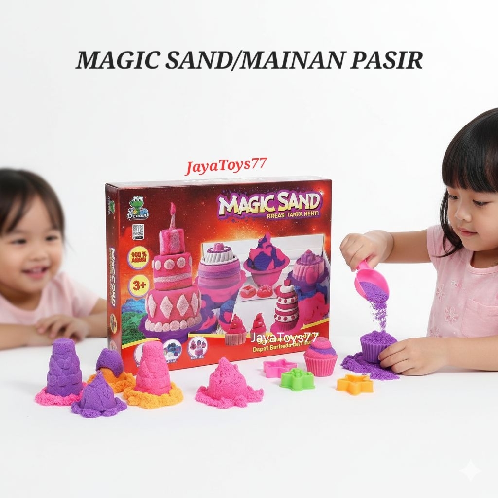 Magic sand/Mainan pasir anak bentuk