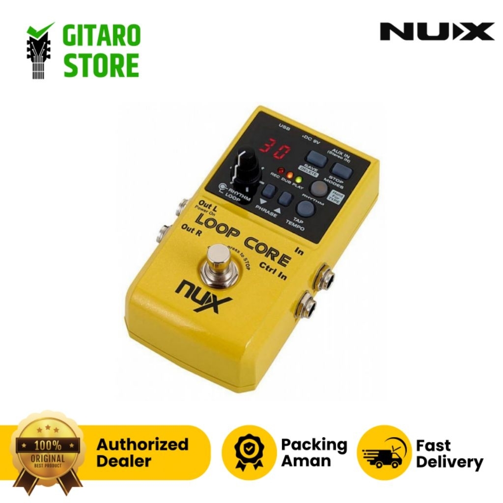 Effect Guitar Efek Gitar Nux Loop Core LoopCore Original Effect Stombox
