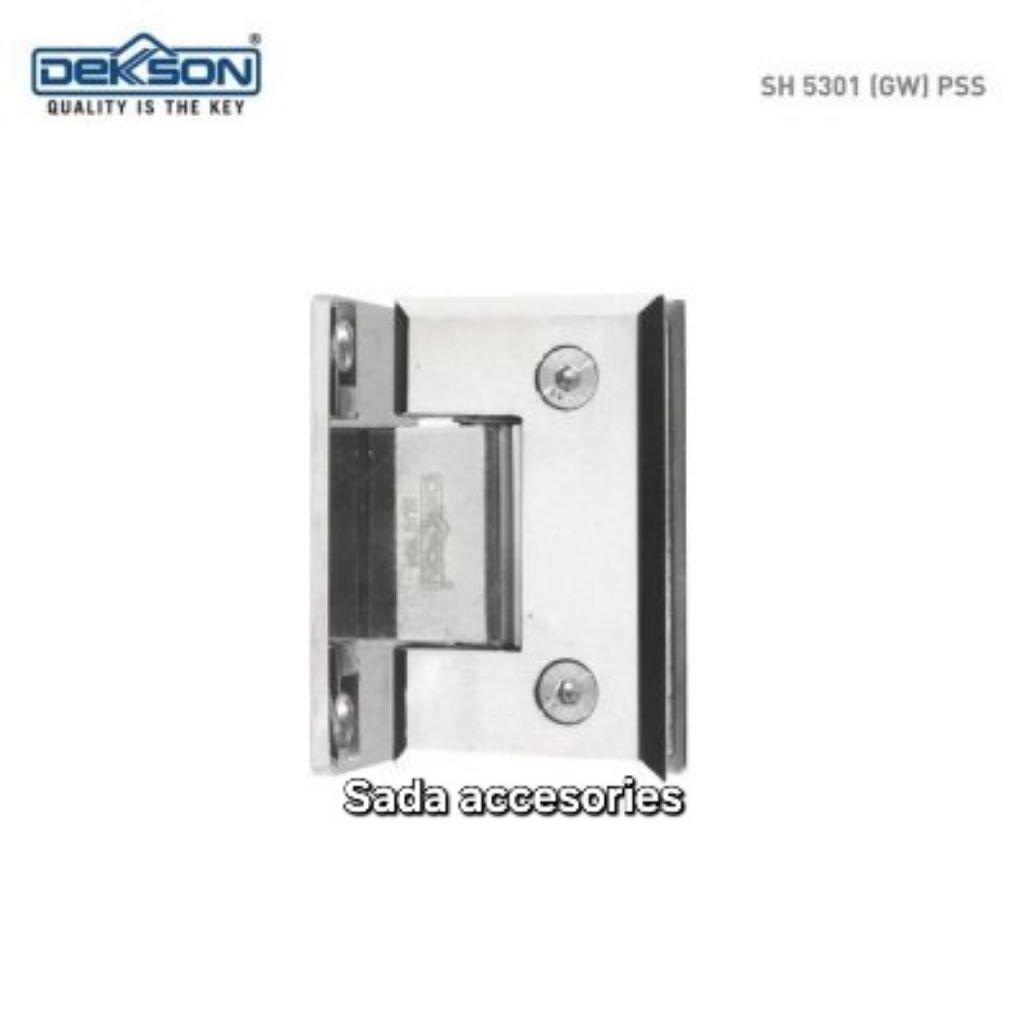 Engsel shower hinge Kaca ke tembok 5301 Dekson