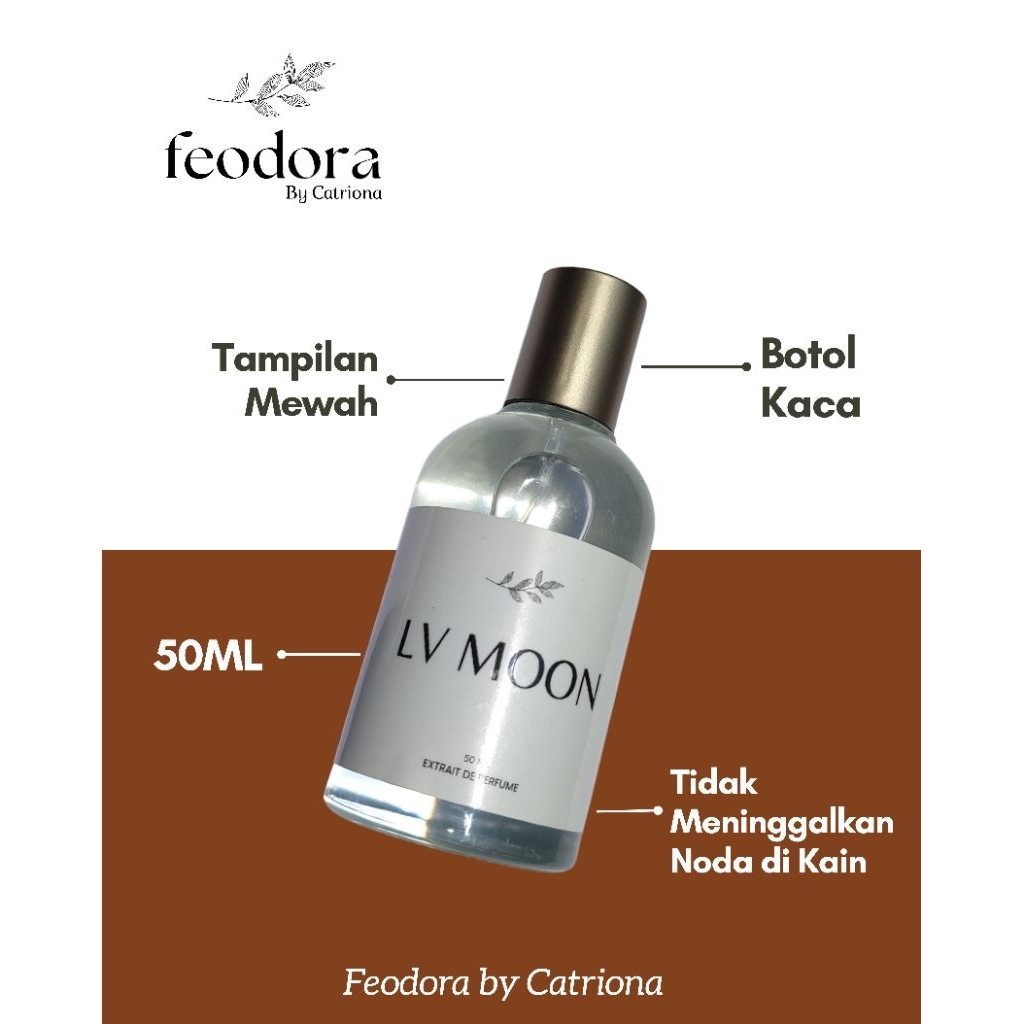[Standar] Feodora Body Perfume 50mL Botol Kaca