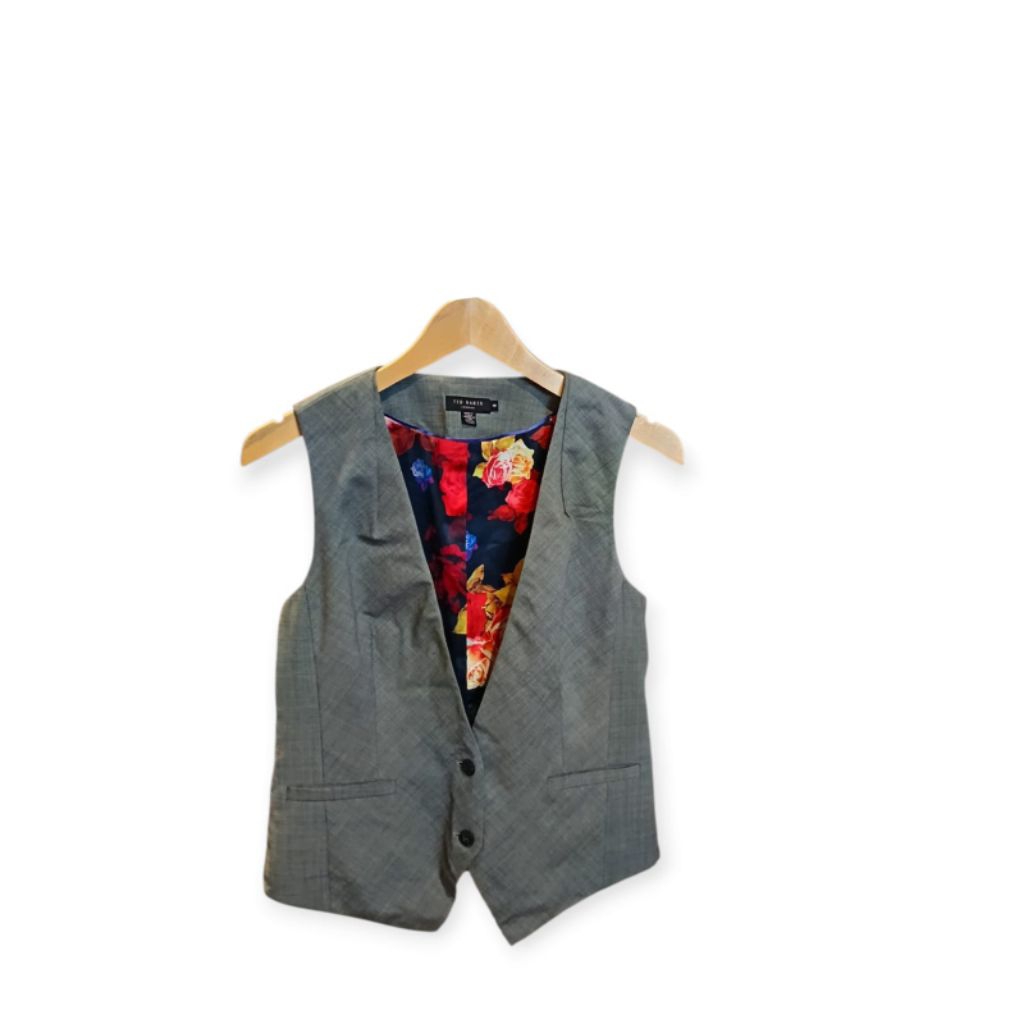 Ted Baker Grey Floral Vest