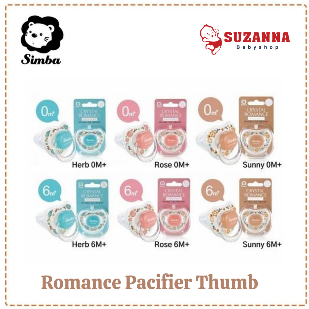 Simba Romance Pacifier Thumb - Empeng / Dot Bayi