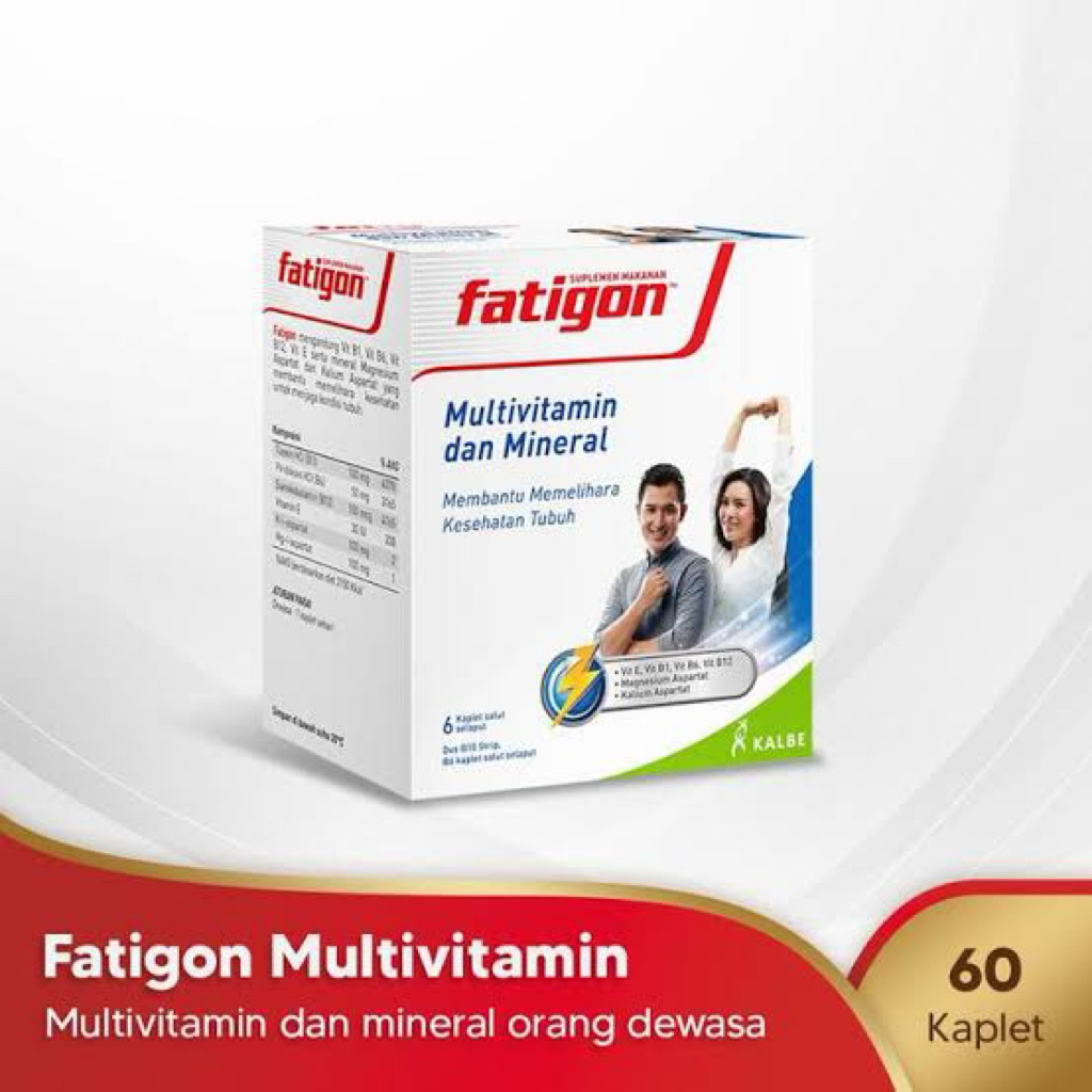 FATIGON MULTIVITAMIN PUTIH BOX 60 KAPLET