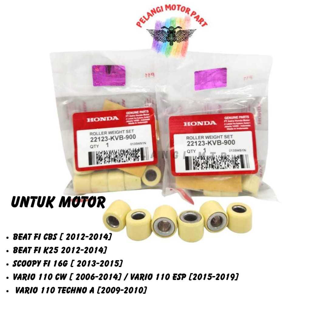 ROLER SET  VARIO 110 BEAT FI KVB