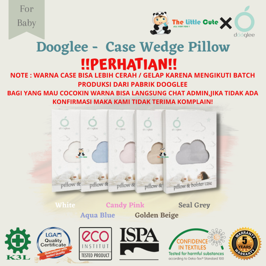Dooglee  Case Sarung Wedge Pillow