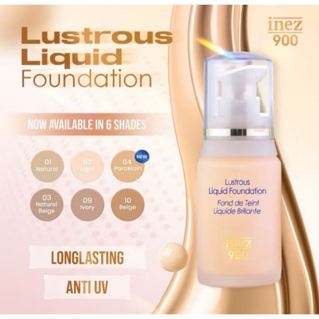 Inez Lustrous Liquid Foundation