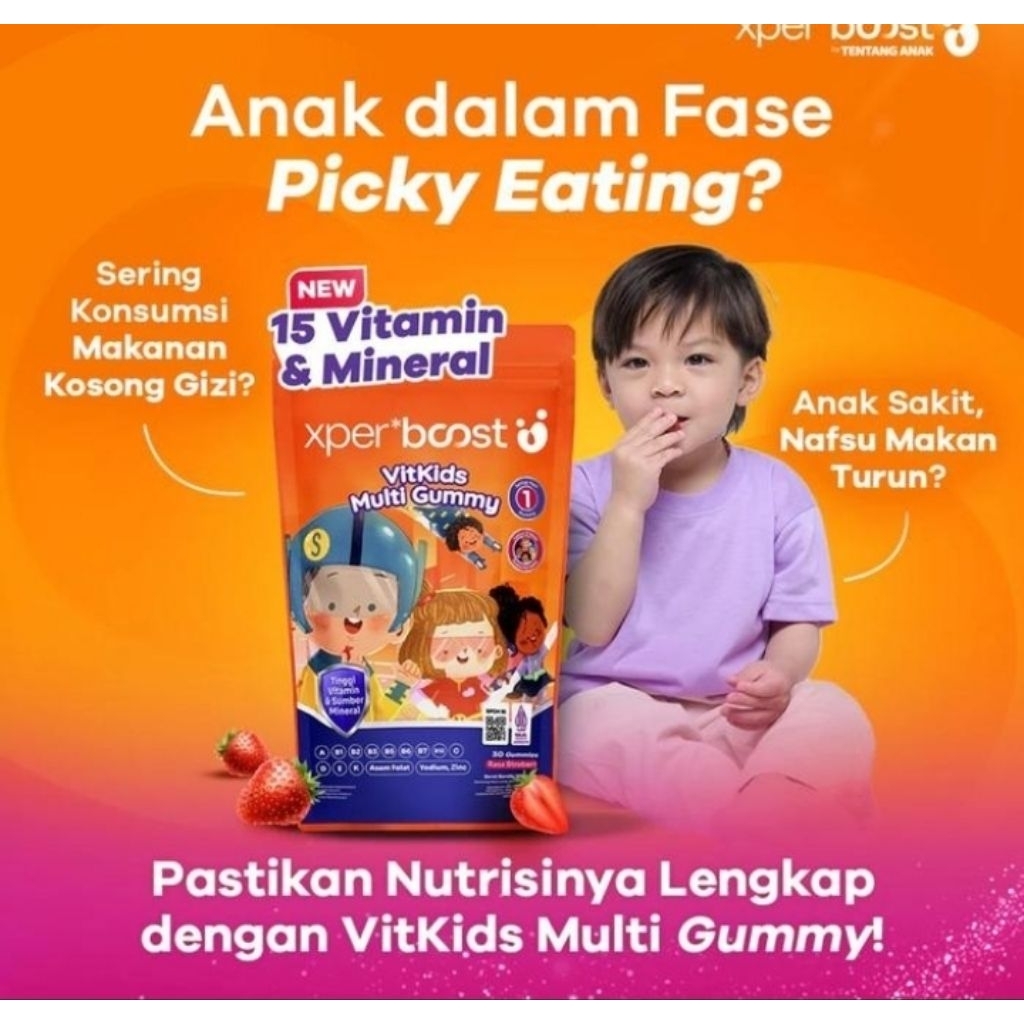 Expertboost Vitamin kids multi gummy 30pc