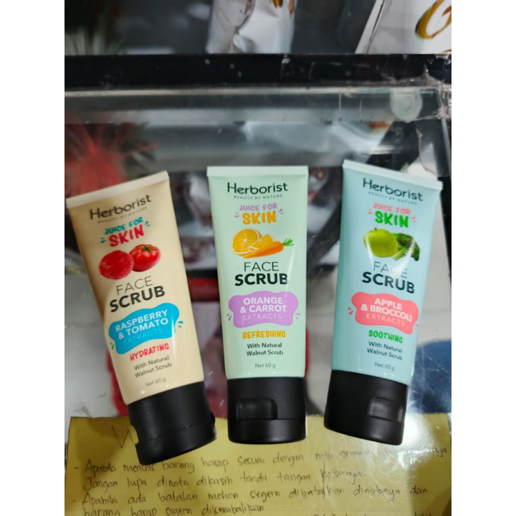 Herborist Face Scrub/Peeling wajah