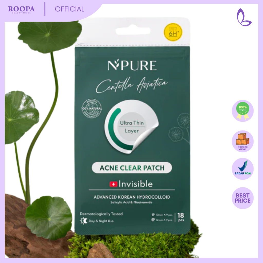 NPURE Cica Acne Clear Patch 18 pcs