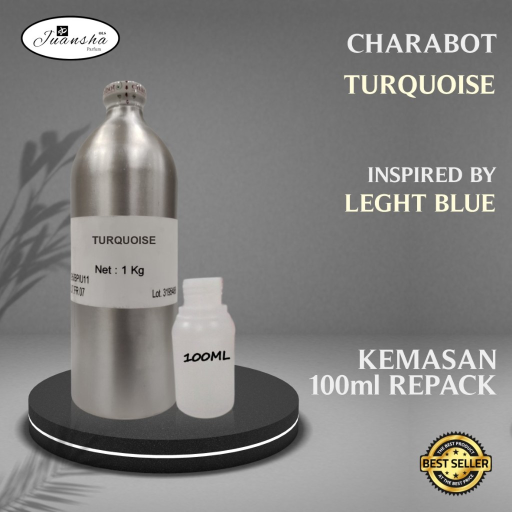 BIBIT PARFUM MURNI TURQUOISE | CHARABOT 100ML REPACK