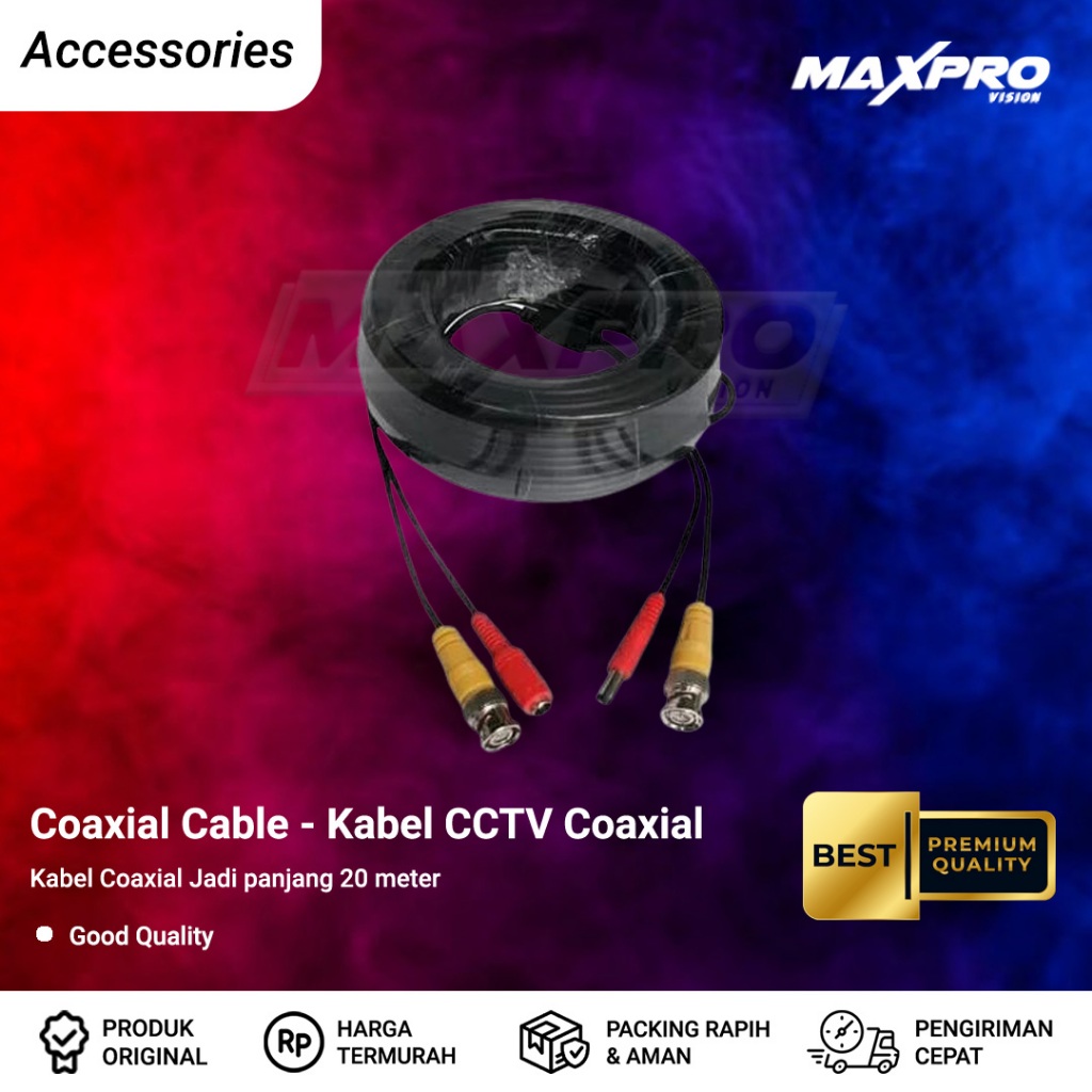 KABEL JADI CCTV + POWER 20 METER