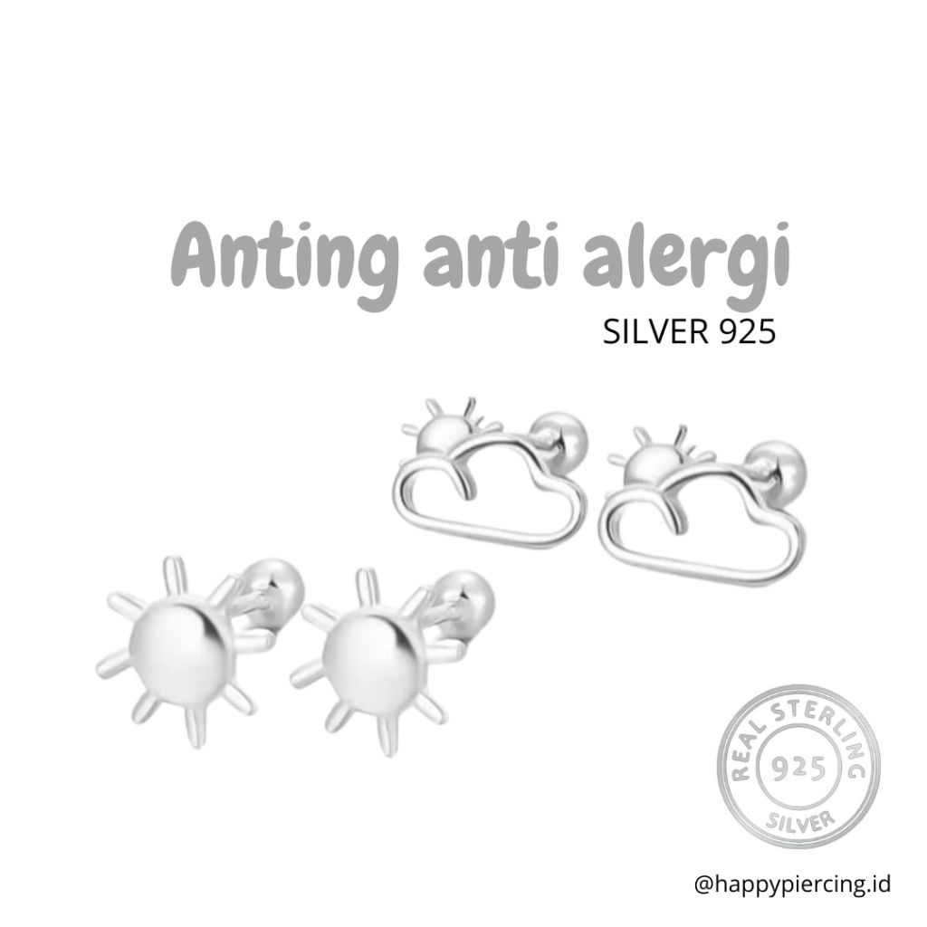 anting silver perak 925