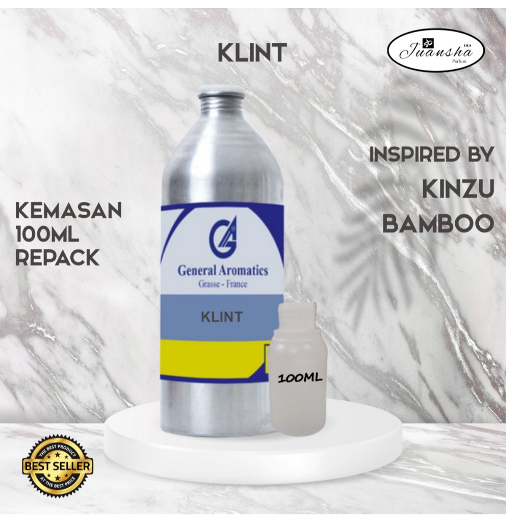 BIBIT PARFUM MURNI KLINT GENERAL AROMATIC 100ML REPACK