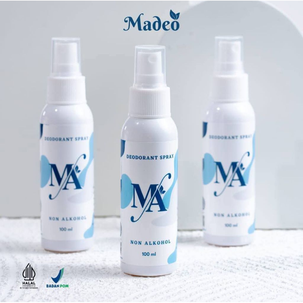 Madeo Deodorant Spray isi 3 btl 100ml