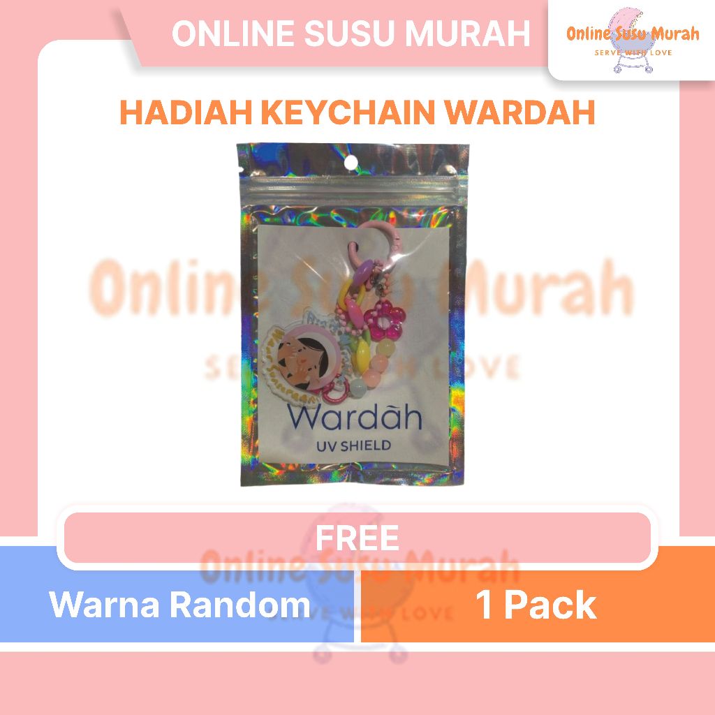 HADIAH WARDAH UV SHIELD KEYCHAIN PRLA