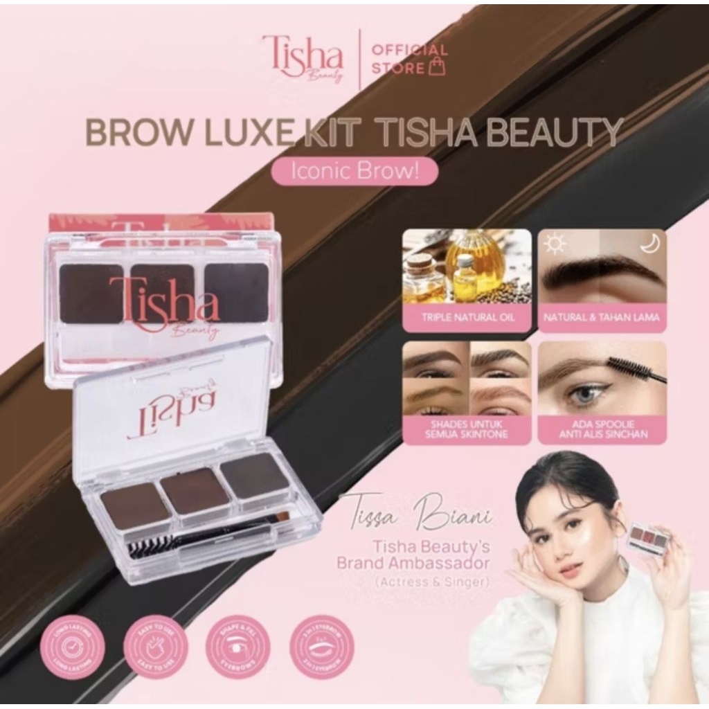Tisha brow luxe kit alis set