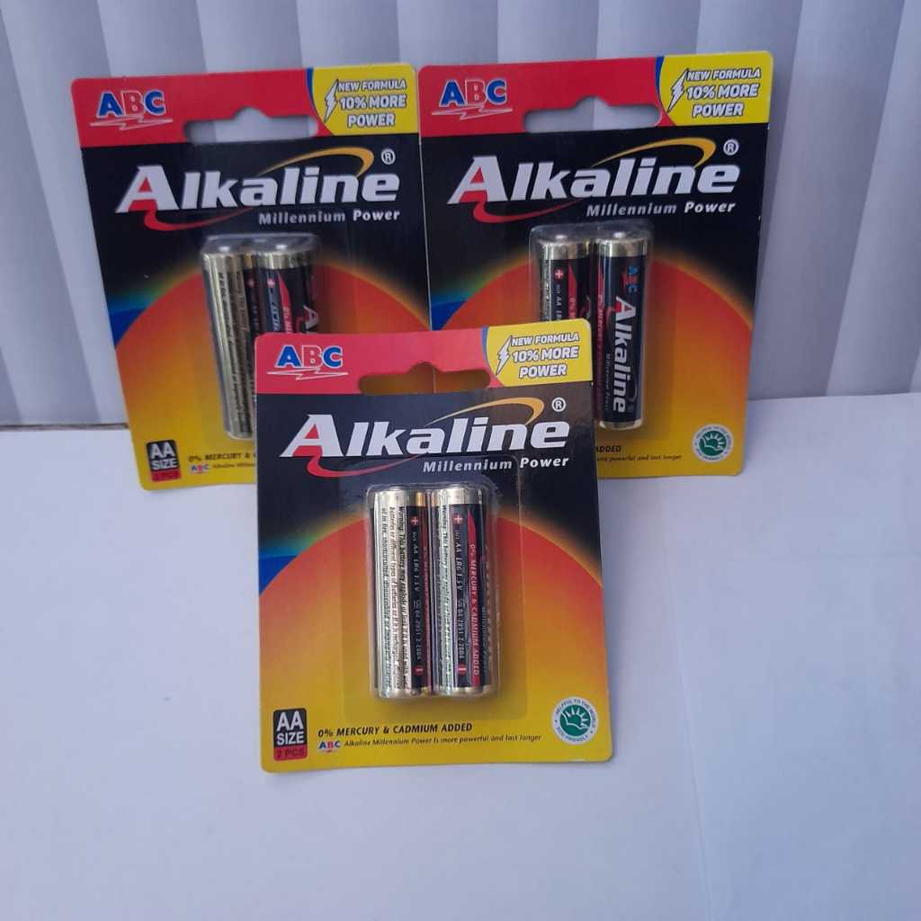 ABC Alkaline LR6 2 Baterai (AA Size)