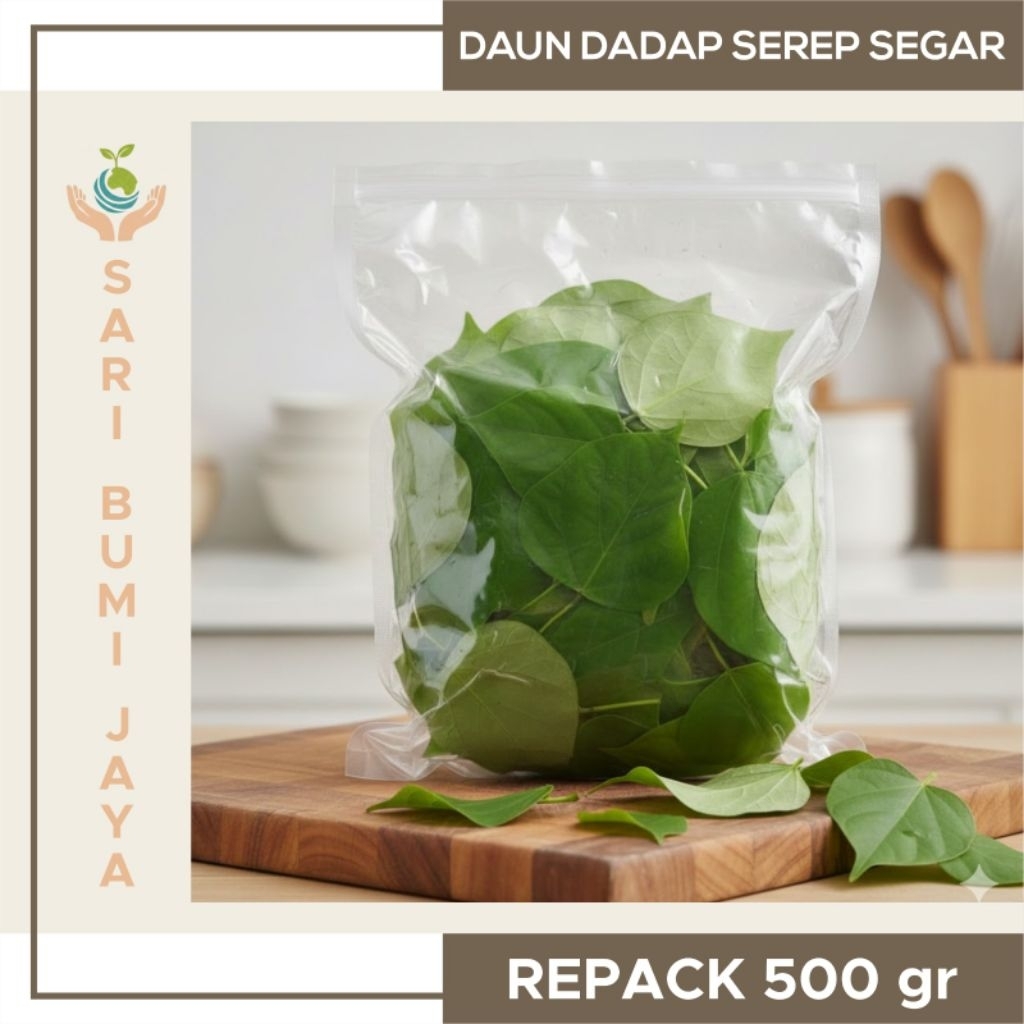 Daun Dadap Serep Segar 500gr Repack