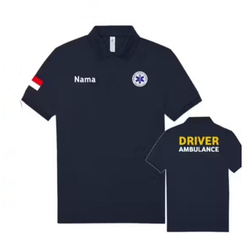 Kaos Krah Polo Driver Ambulnce