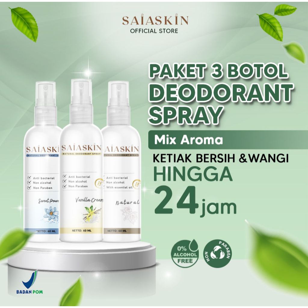 deodorantsaiaskin mix aroma (random) bpom