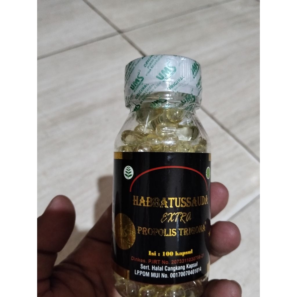 habatusauda extra propolis isi 100 original