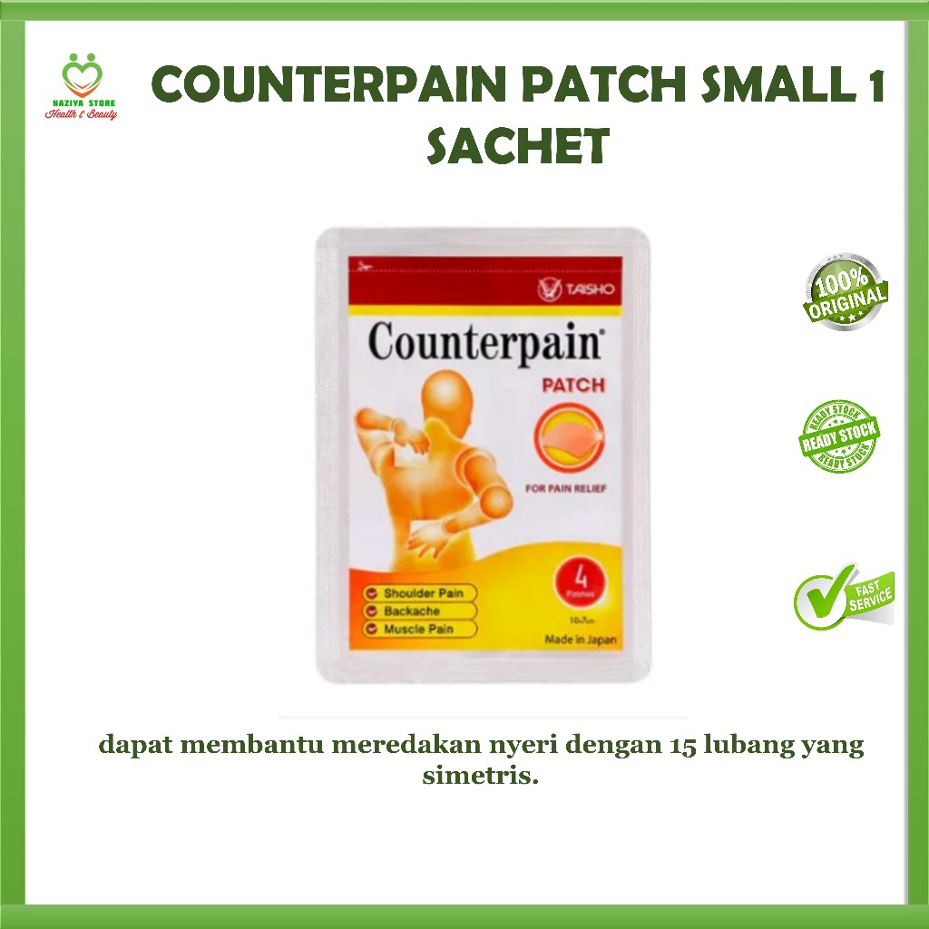 Counterpain Patch Small 1 Sachet - Medicated Plaster
