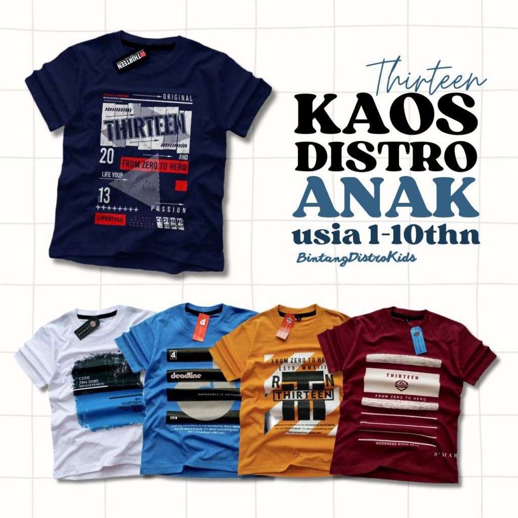 Kaos distro anak DKIDS