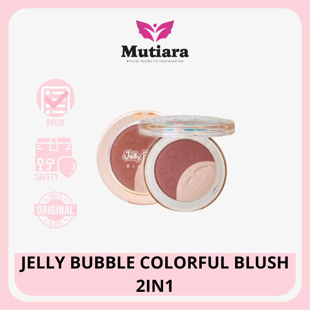 JELLY BUBBLE COLORFUL BLUSH 2IN1