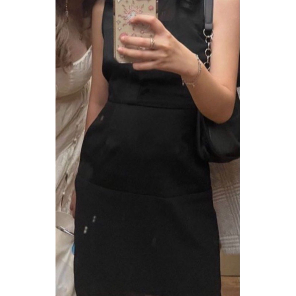 zalora black dress