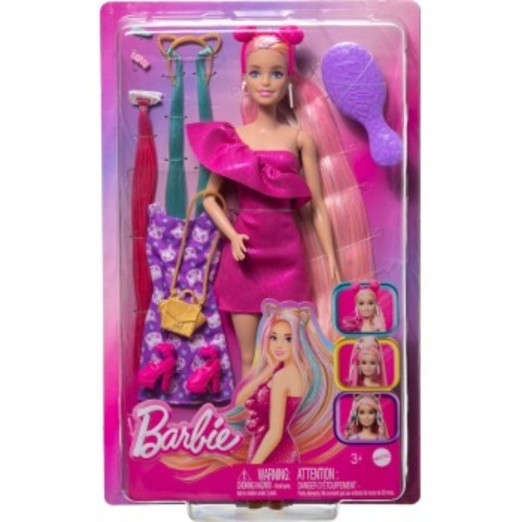 Boneka barbie extra long hair