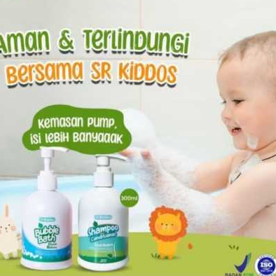 kiddos bubble bath daun bidara 100ml&300ml