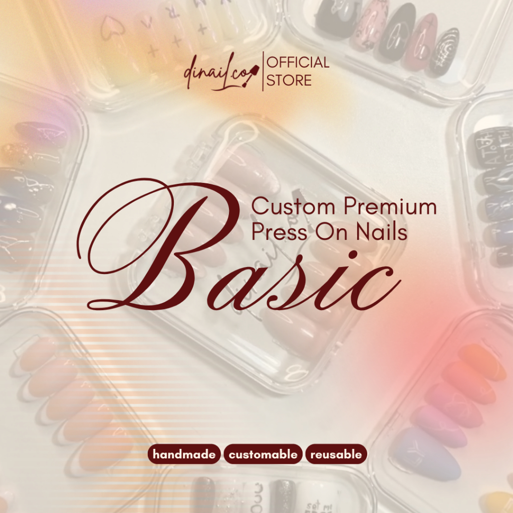 CUSTOM PRESS ON NAILS PREMIUM BASIC by dinail.co