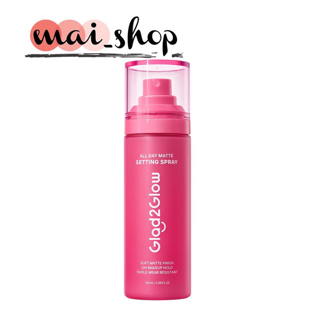 GLAD2GLOW All Day Matte Setting Spray
