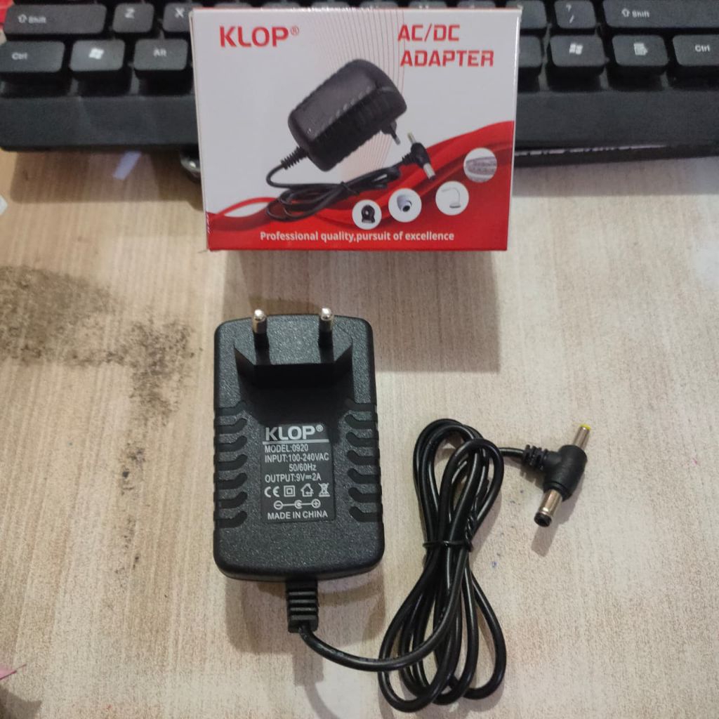 ADAPTOR 9V 2A JACT T KLOP