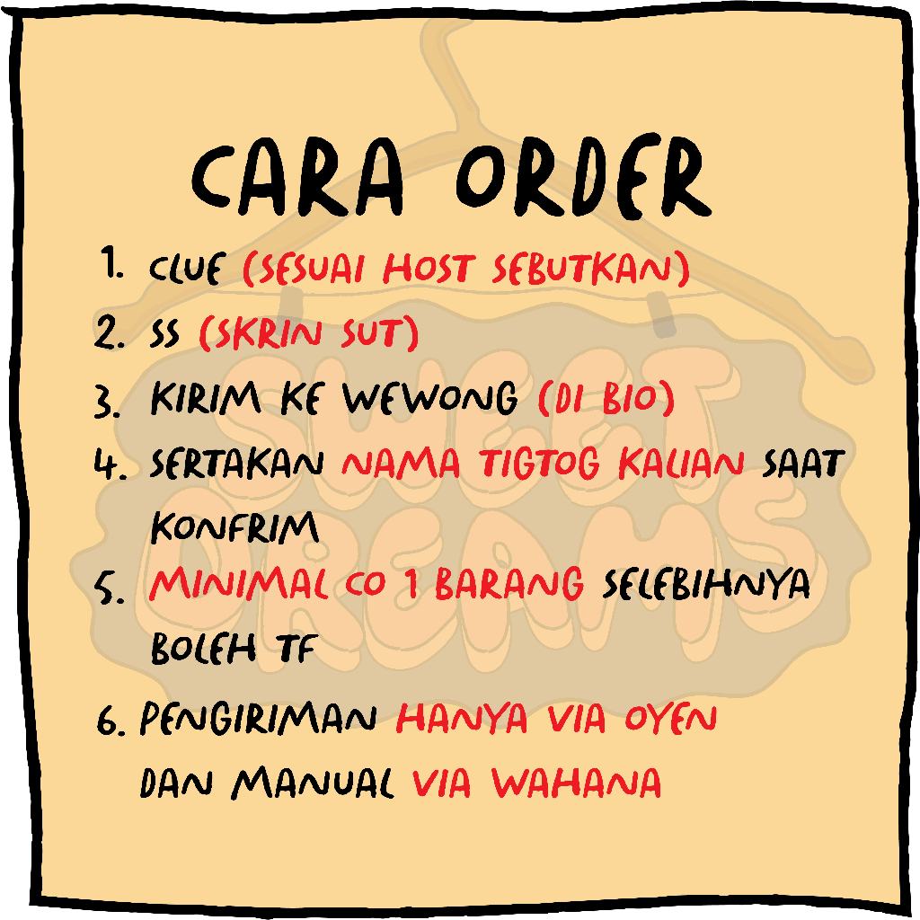 CARA ORDER MURMERZ