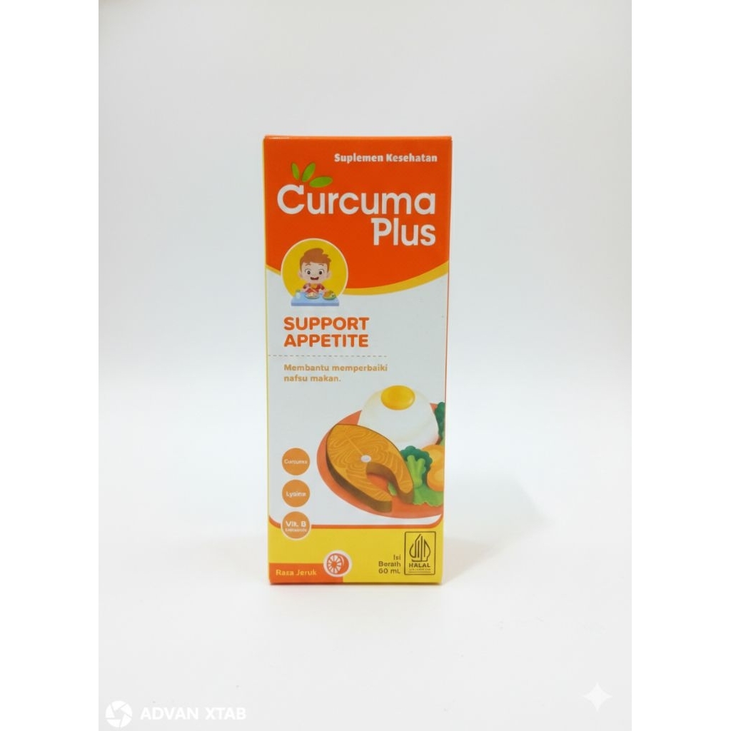 CURCUMA PLUS SUPPORT APPETITE RASA JERUK 60ML