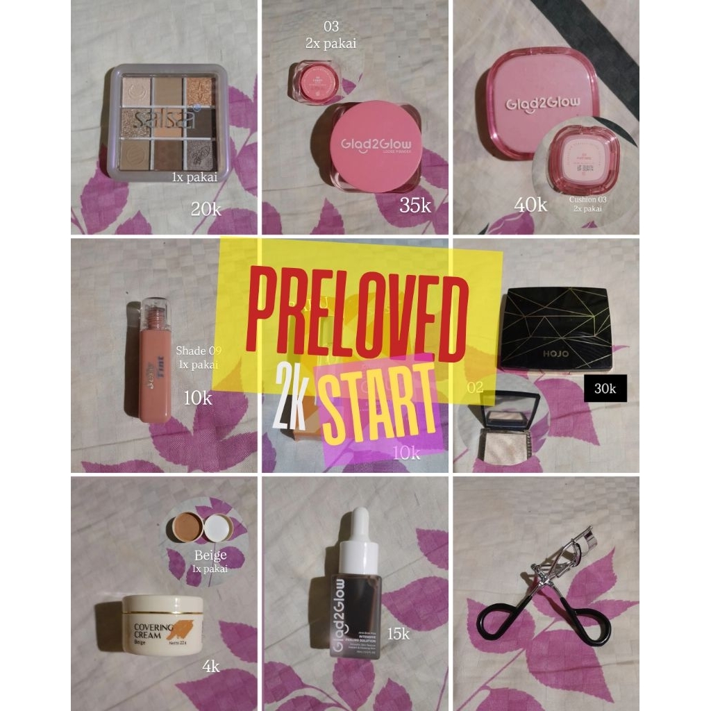 Vol 3 | Preloved Make Up