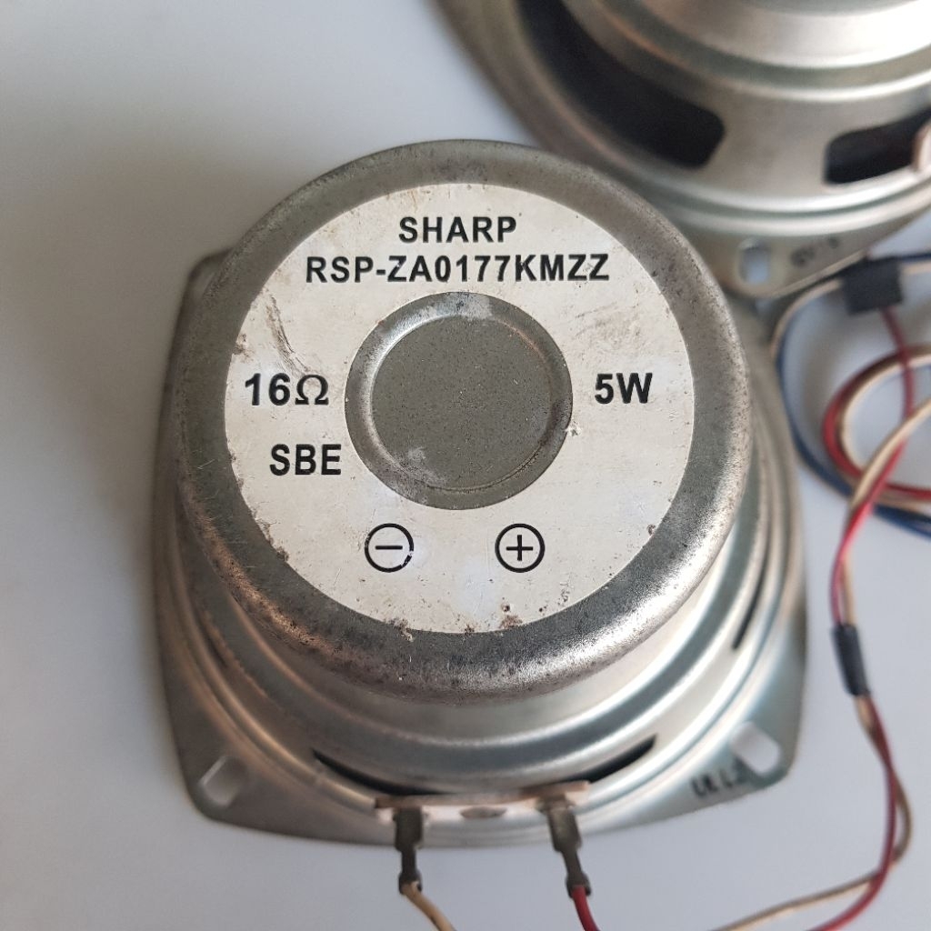 speaker tv SHARP 16ohm 5watt copotan tv