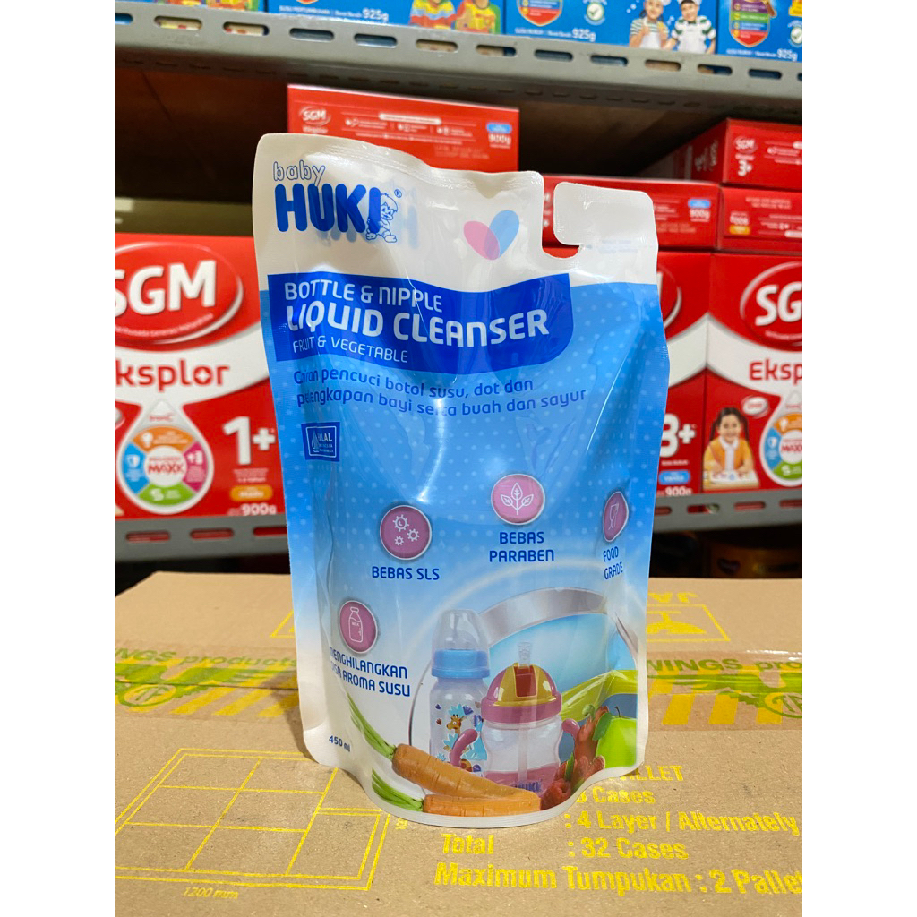 Huki Liquid Cleanser Refill 450ml