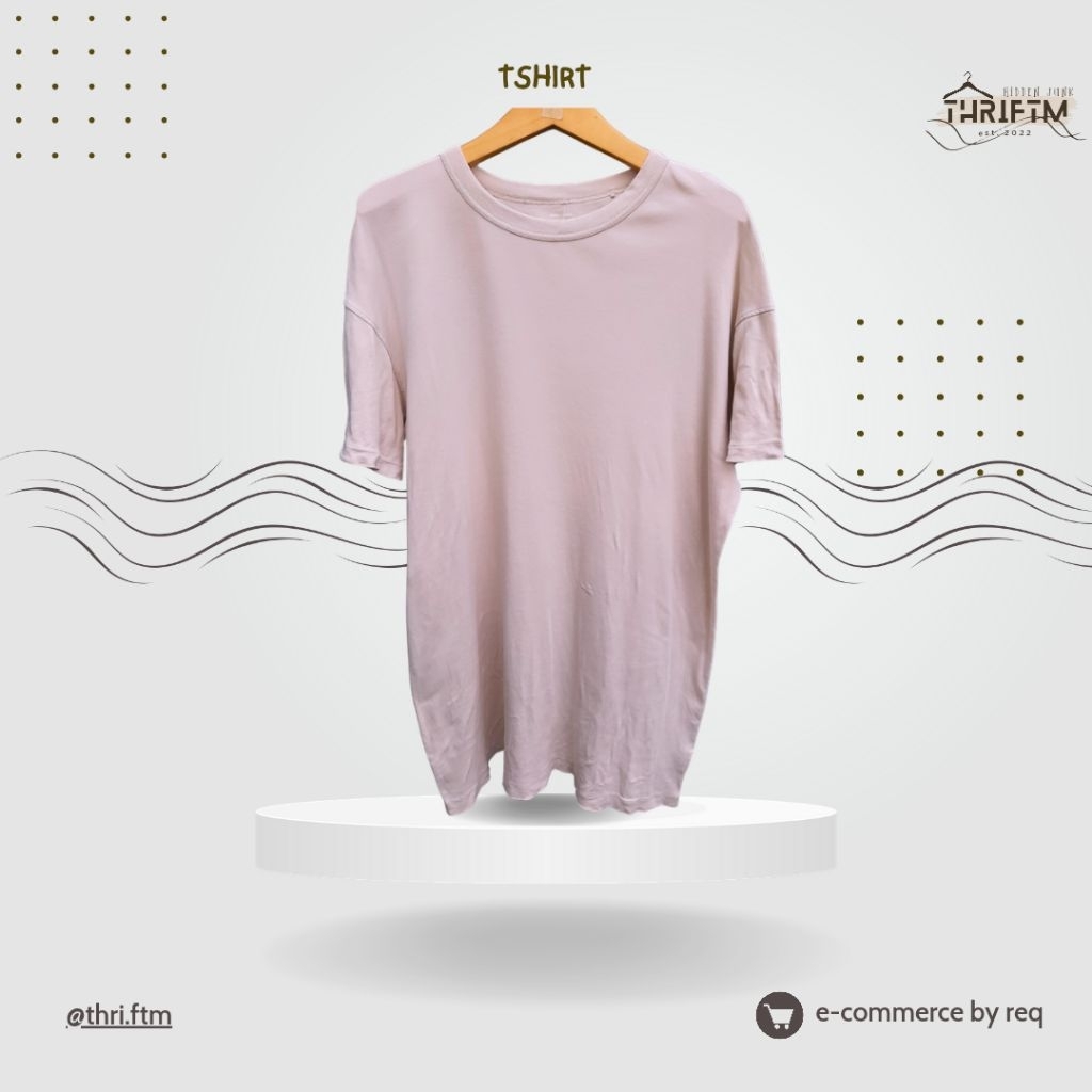 Tshirt Loose Fit Basic by Uniqlo