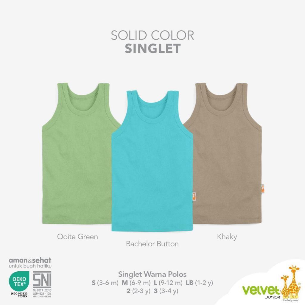 Velvet Singlet Solid Color