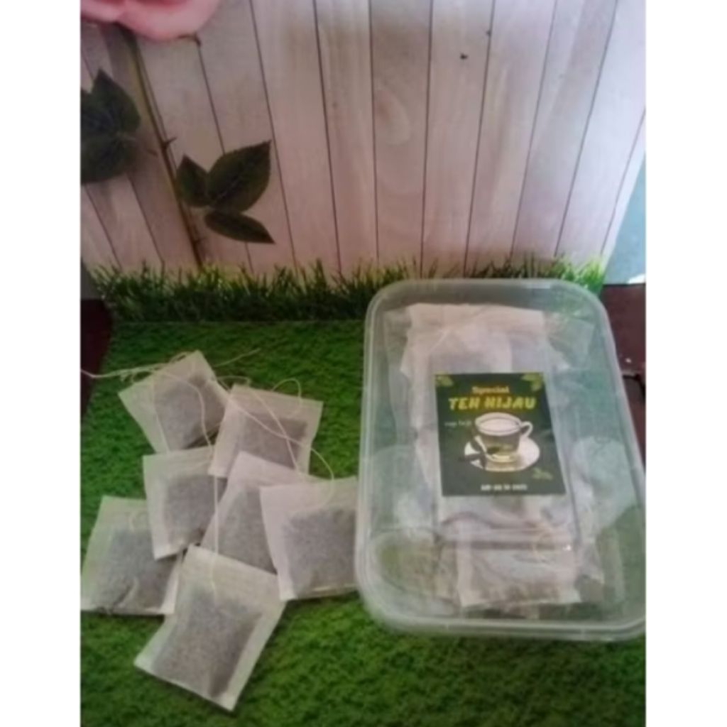 teh hijau kemasan celup