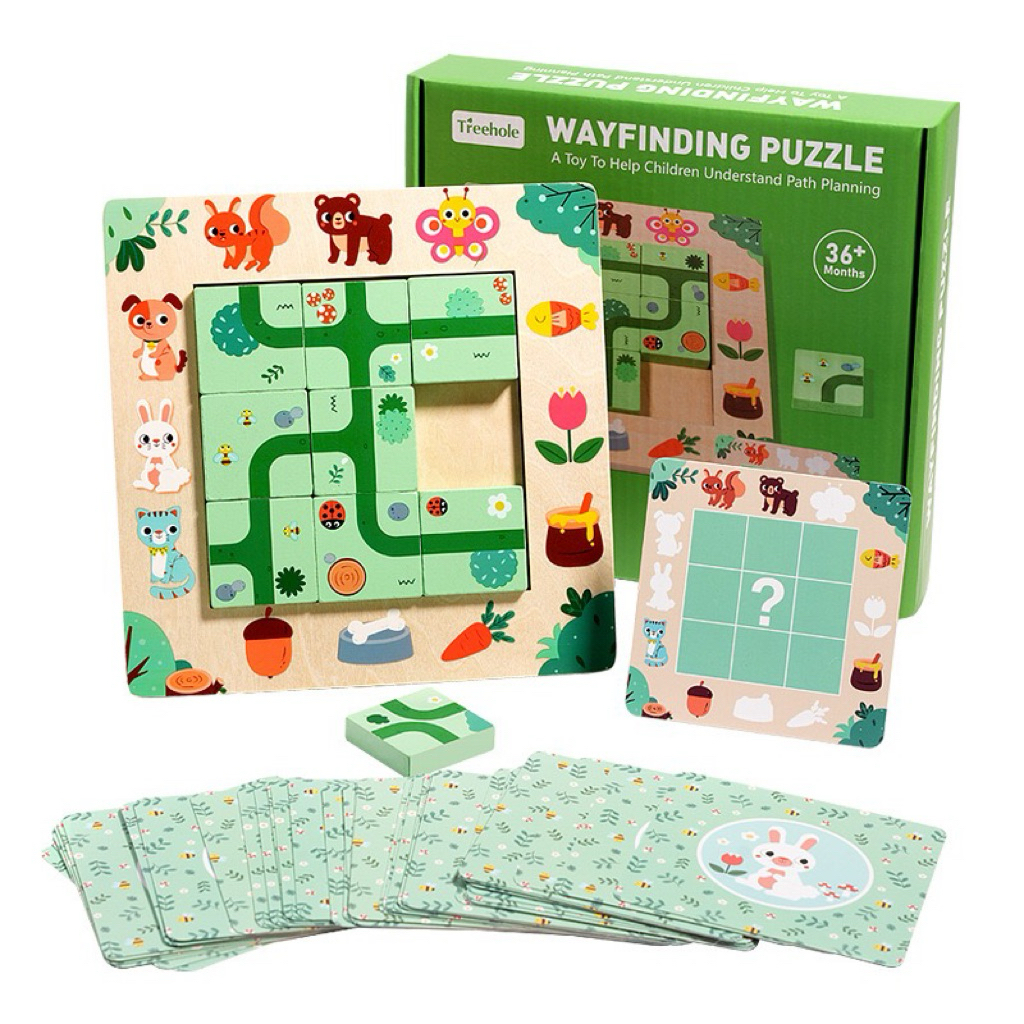 Mainan Edukasi Way Finding Puzzle