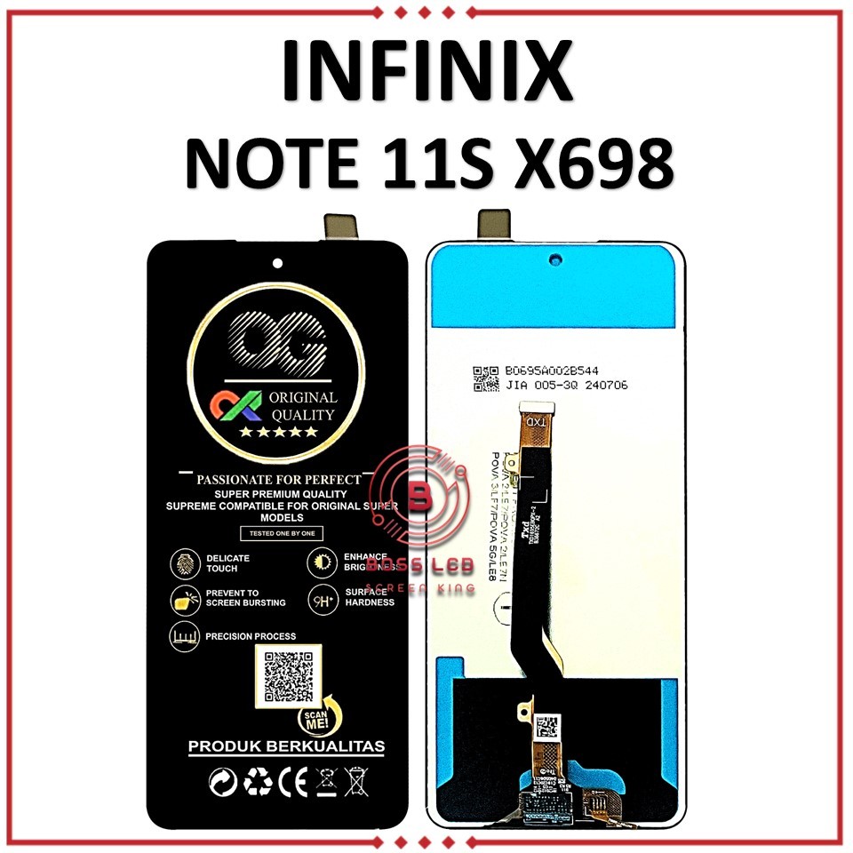 LCD TOUCHSCREEN INFINIX NOTE 11S X698 ORIGINAL