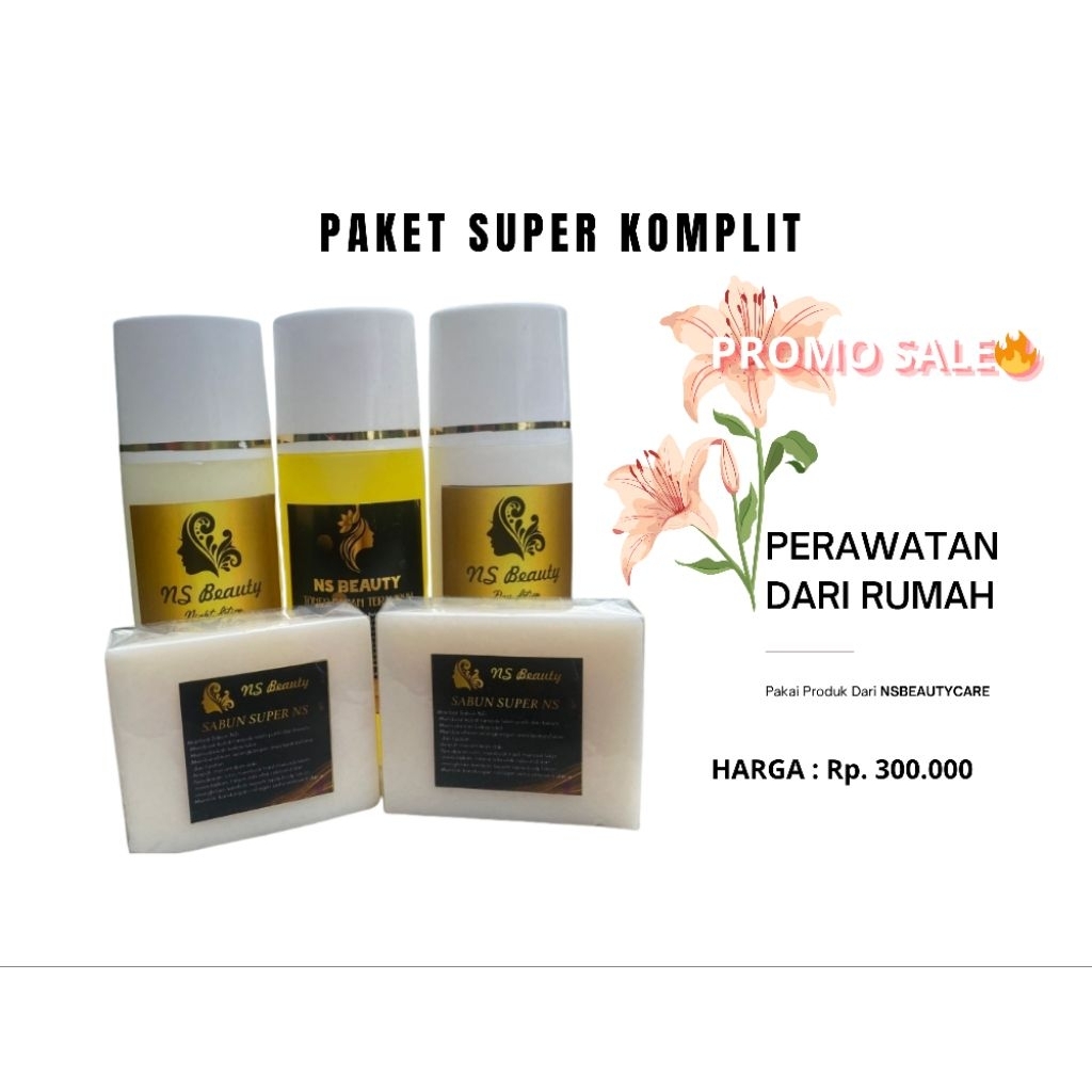 PAKET KOMPLIT PEMUTIH SUPER AMPUH