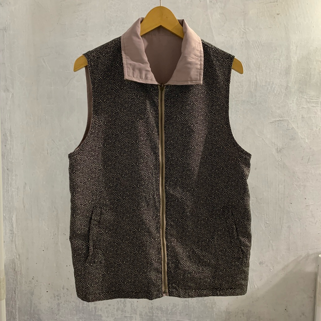 Vest Rompi Leopard Reversible