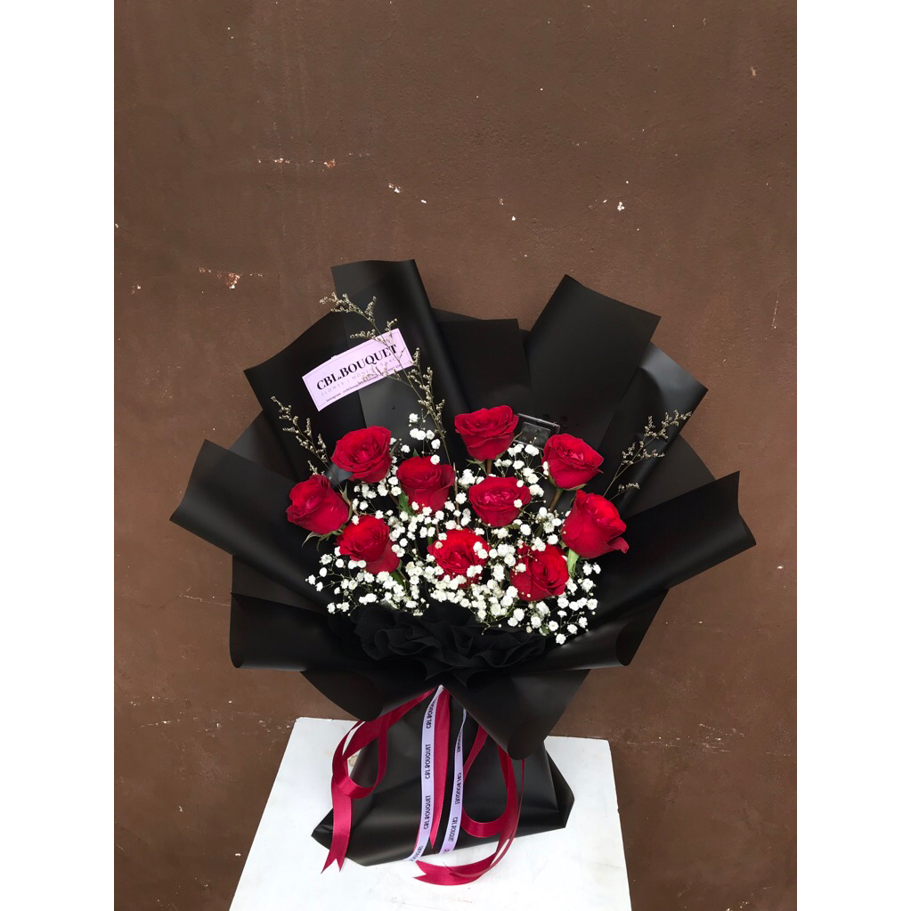 FRESH FLOWER 10 STEMS (RED)