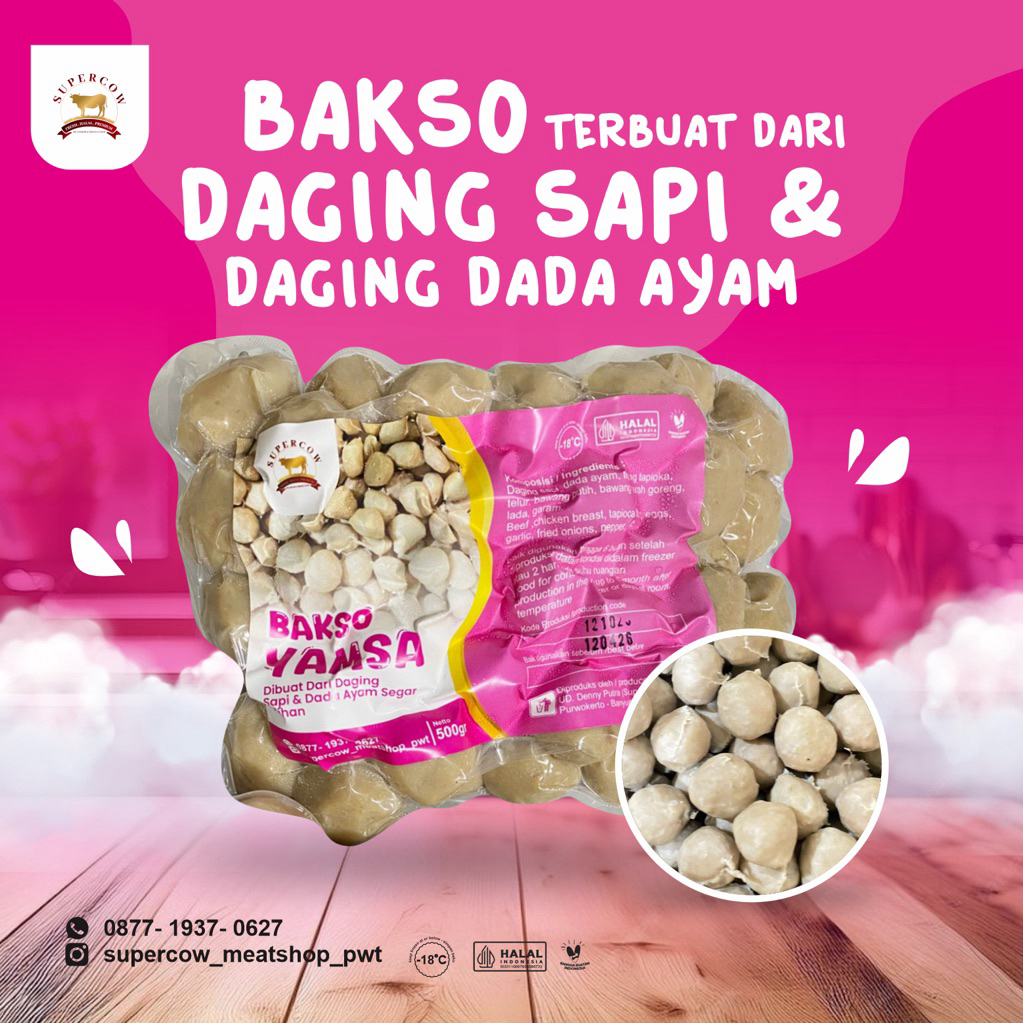 Bakso YamSa (Ayam & Sapi) 500gr