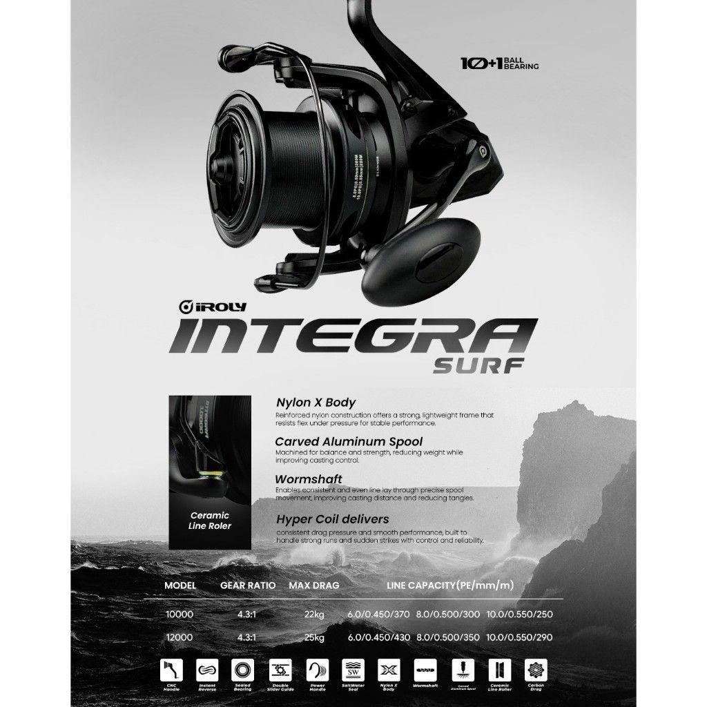 Reel iroly integra 10000