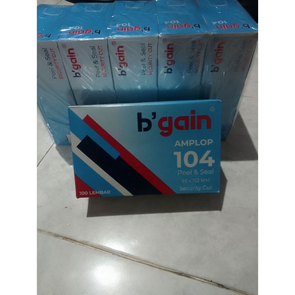 Amplop b gain 1pack isi 100lembar
